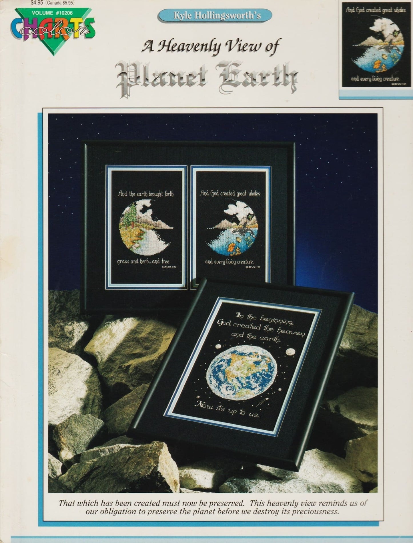 Color Charts Planet Earth 10206 cross stitch pattern