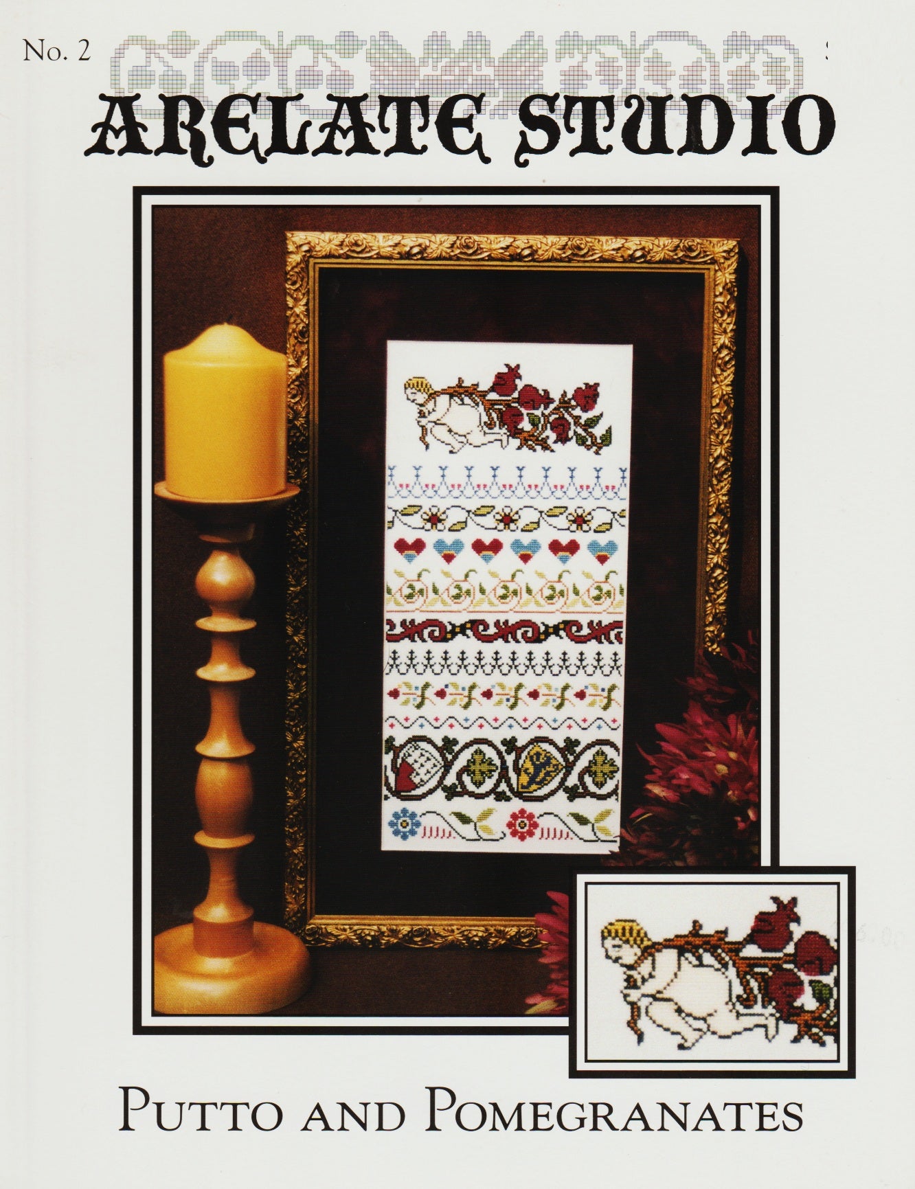Arelate Studios Pluto and Pomegranates 2 cross stitch pattern