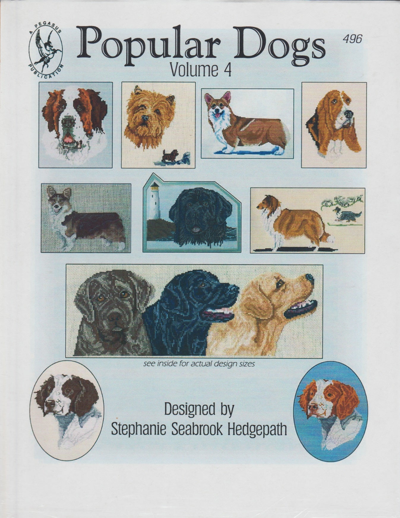 Pegasus Popular Dogs 4 496 cross stitch pattern