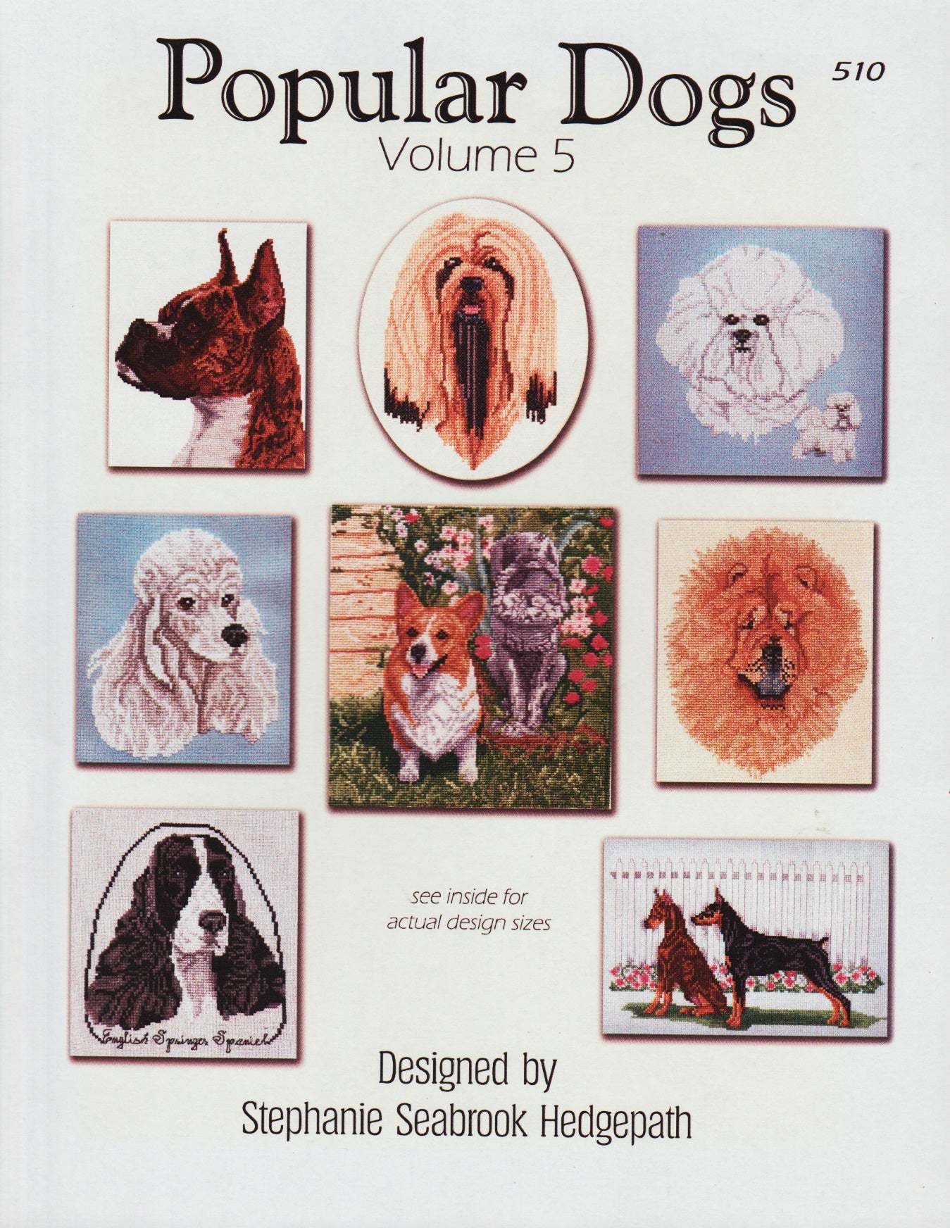 Pegasus Popular Dogs 5 510 cross stitch pattern