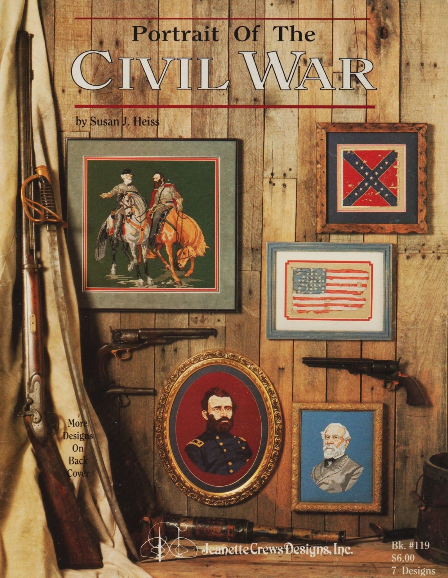 Jeanette Crews Designs Portrait Of The Civil War 119 cross stitch pattern