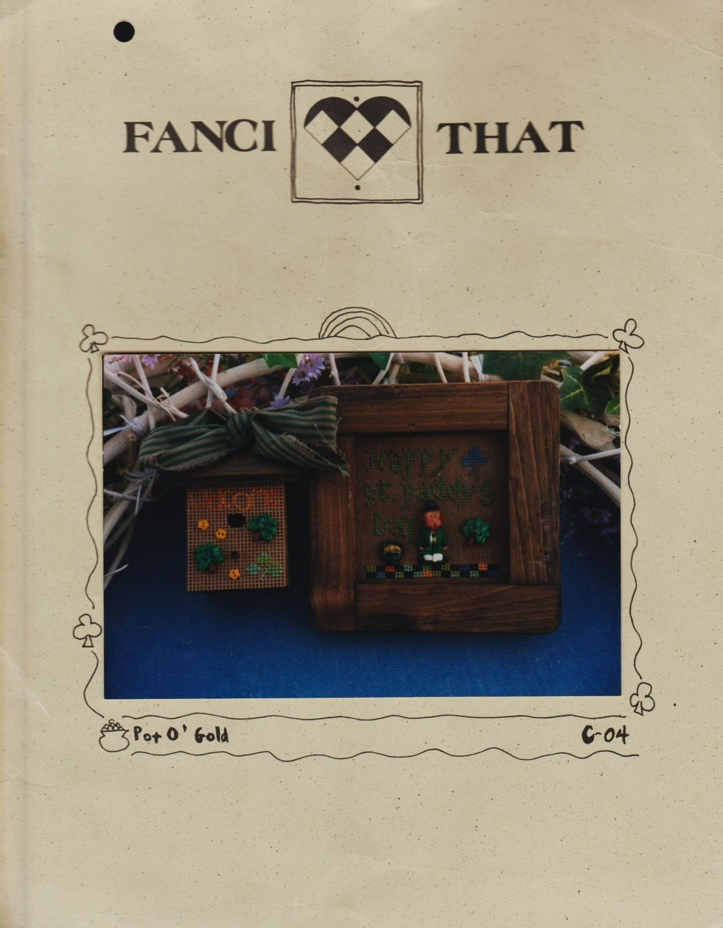 Fanci That Pot O' Gold C-04 cross stitch pattern