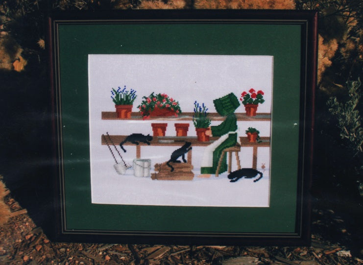 Diane Graebner Potter's Helper DGX-119 Amish cross stitch pattern