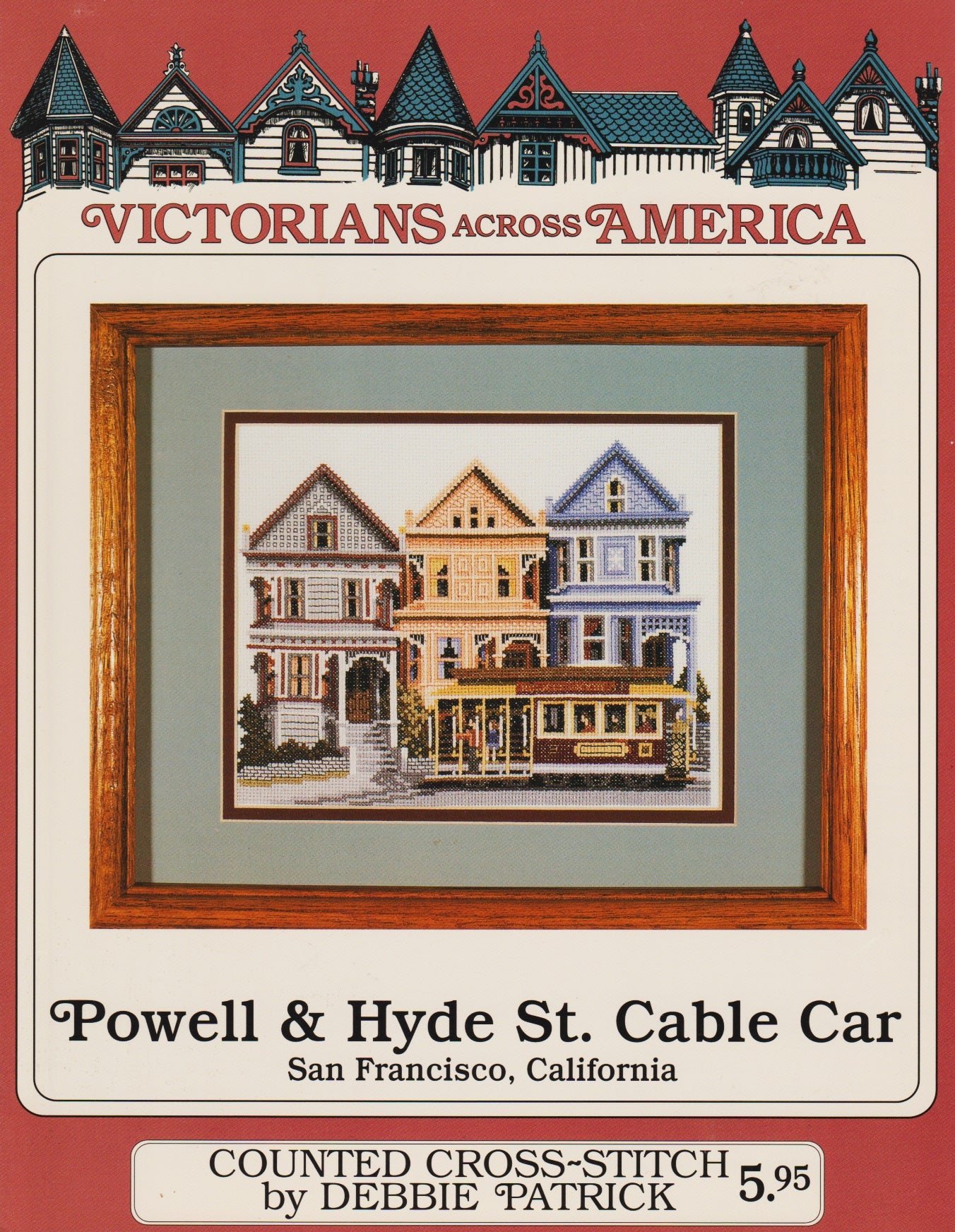 Debbie Patrick Powell & Hyde St. Cable Car cross stitch pattern