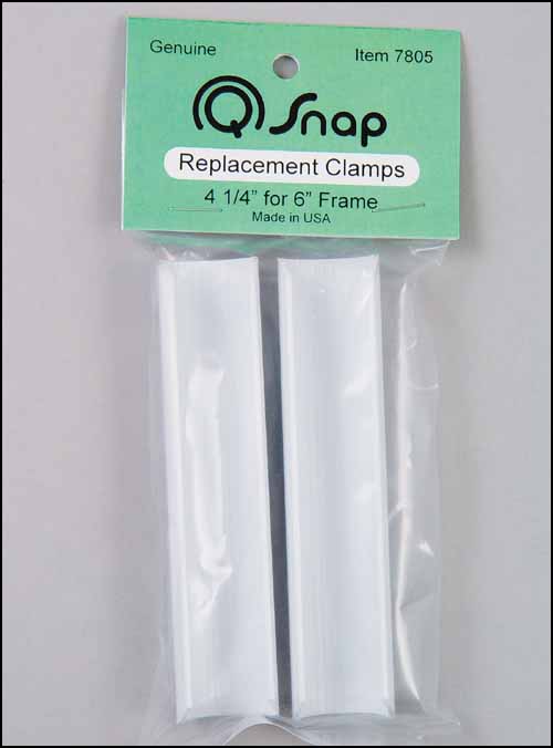 Q-Snaps. 4 1/4" Clamps pair for 6" Frame