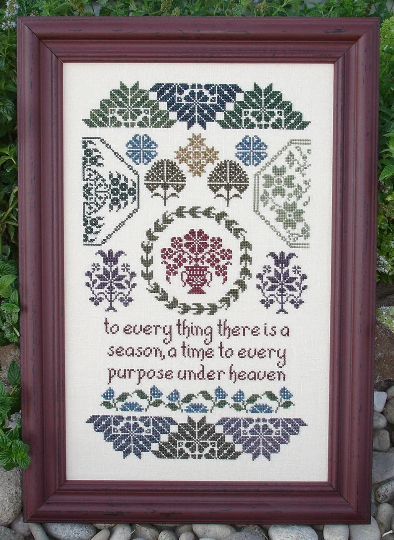 My Big Toe Quaker Seasons BT-76 cross stitch pattern