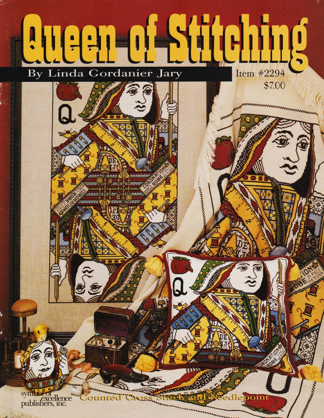 Symbol of Excellence Queen of Stitching 2294 cross stitch pattern