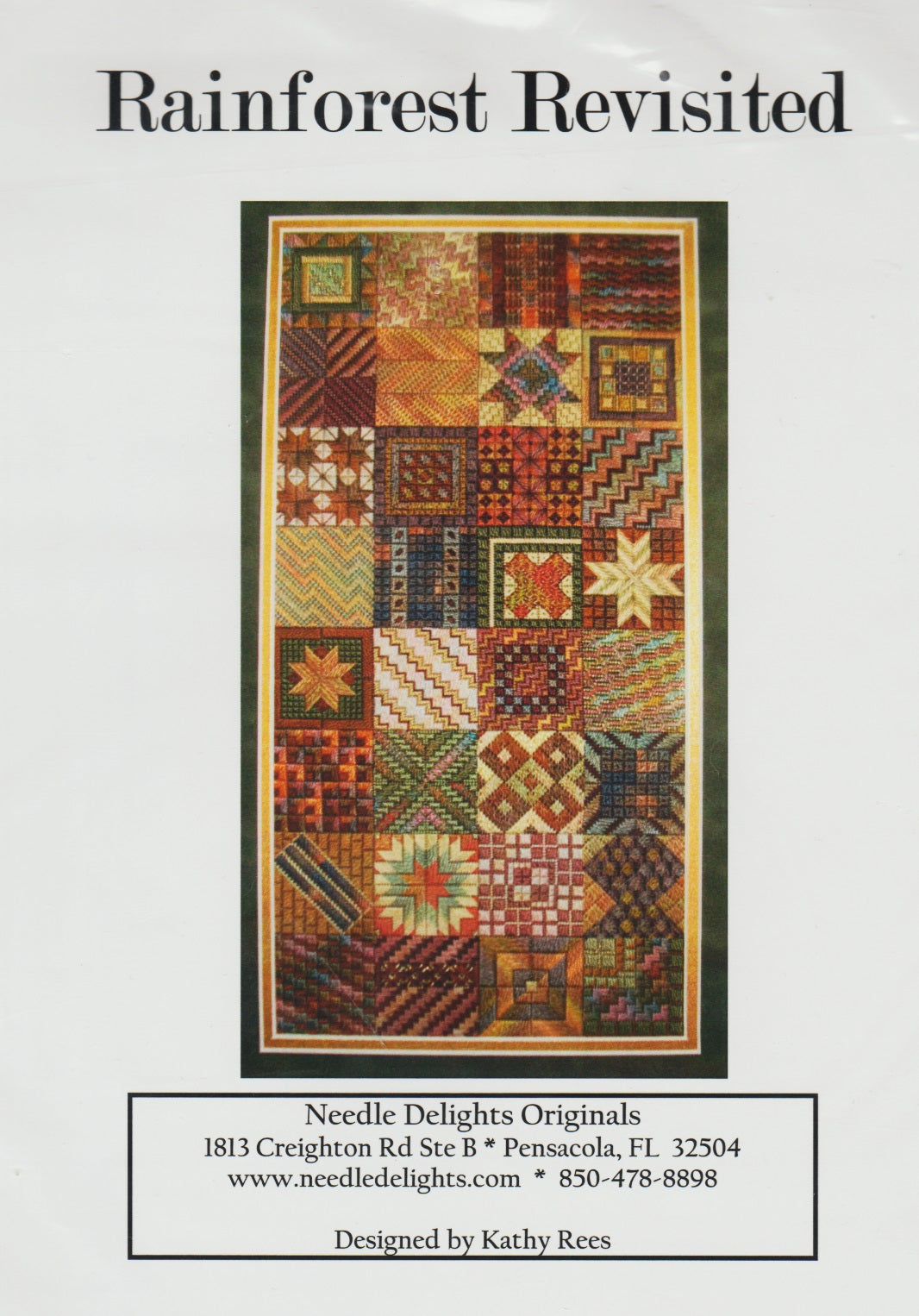 Needle Delights Originals Rainforest Revisited needlepoint pattern