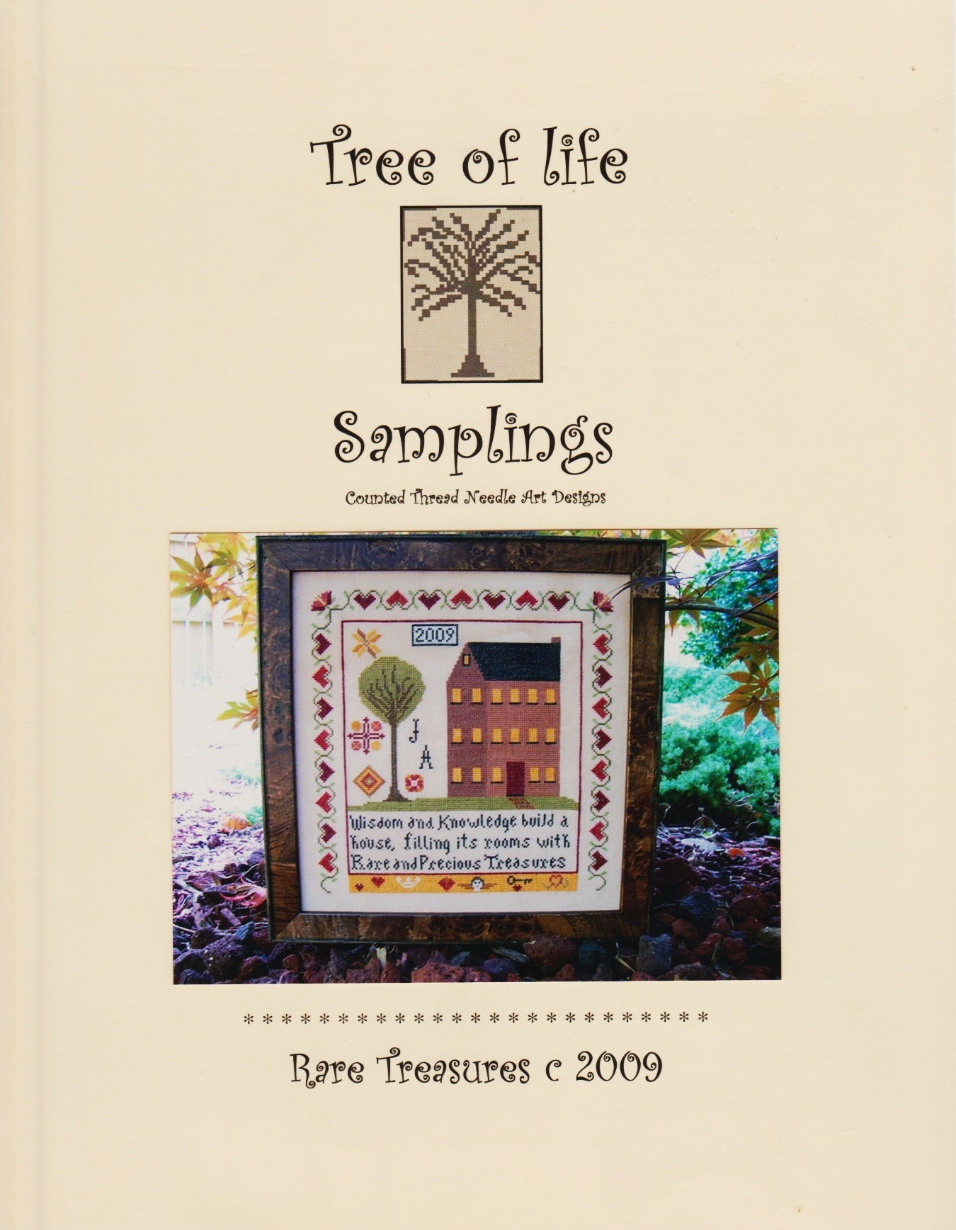 Tree of Life Rare Treasures c 2009 cross stitch pattern