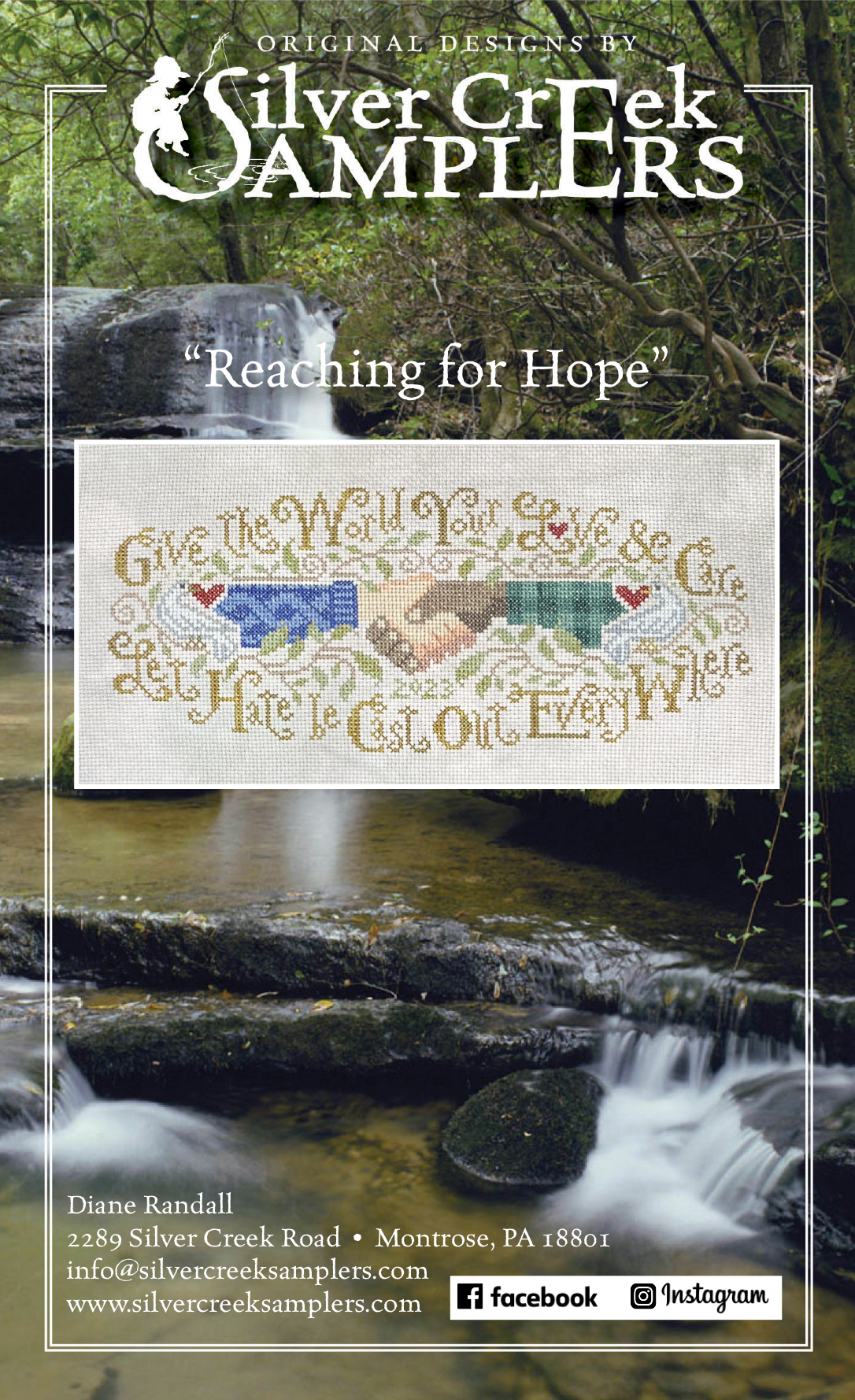 Silver Creek Samplers Reaching For Hope cross stitch pattern