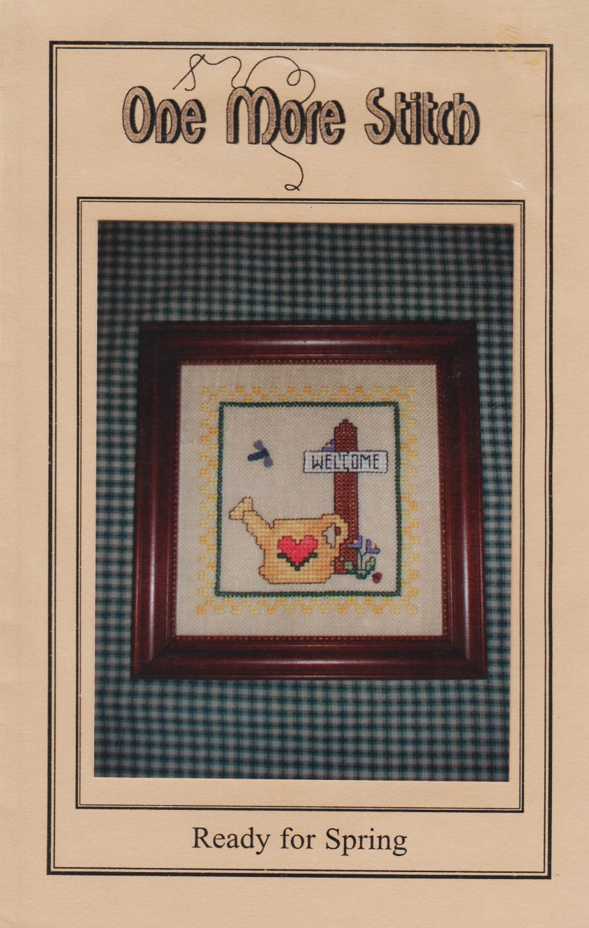 One More Stitch Ready for Spring cross stitch pattern