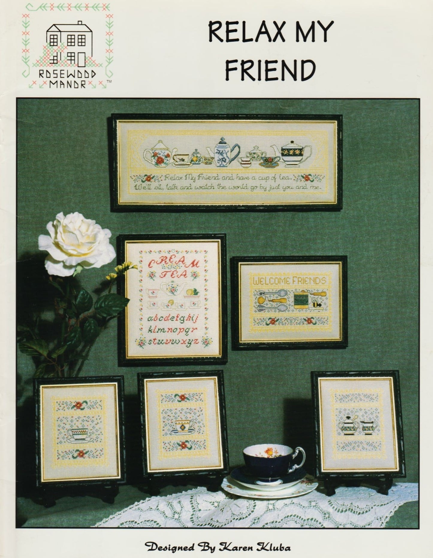 Rosewood Manor Relax My Friend S-1228 cross stitch pattern