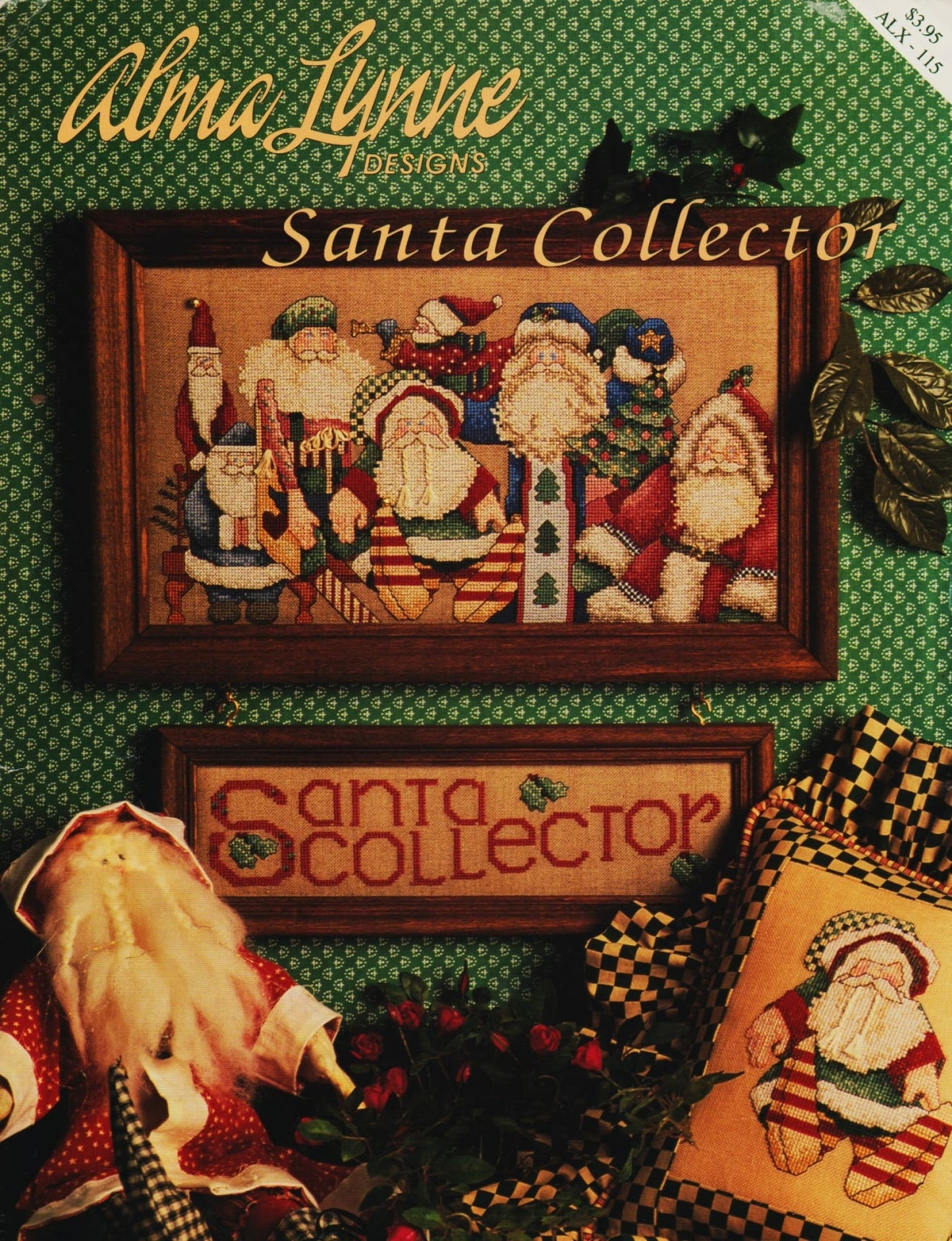 Alma Lynn Santa Collector ALX-115 christmas cross stitch pattern