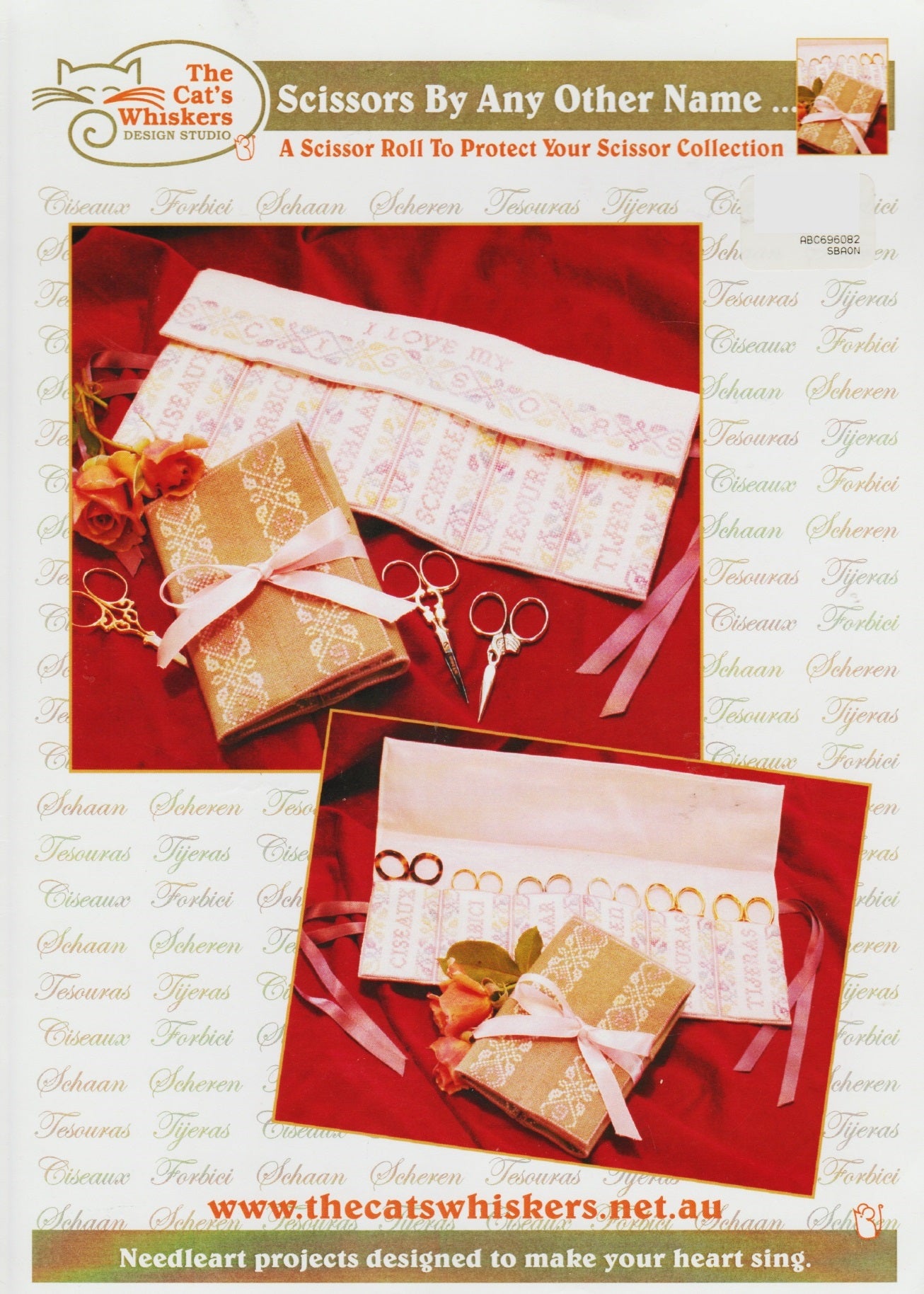 The Cat's Whiskers Scissor's By Any Other Name cross stitch pattern