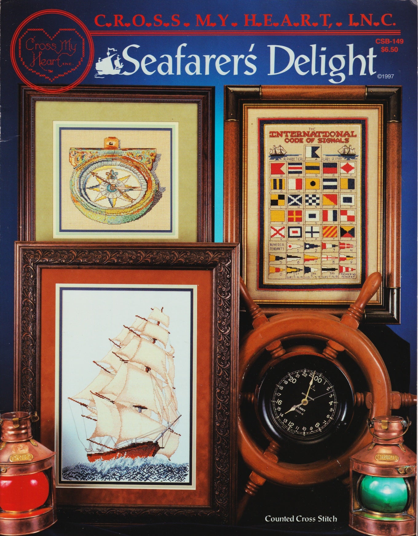 Cross My Heart Seafarers' Delight CSB-149 cross stitch pattern
