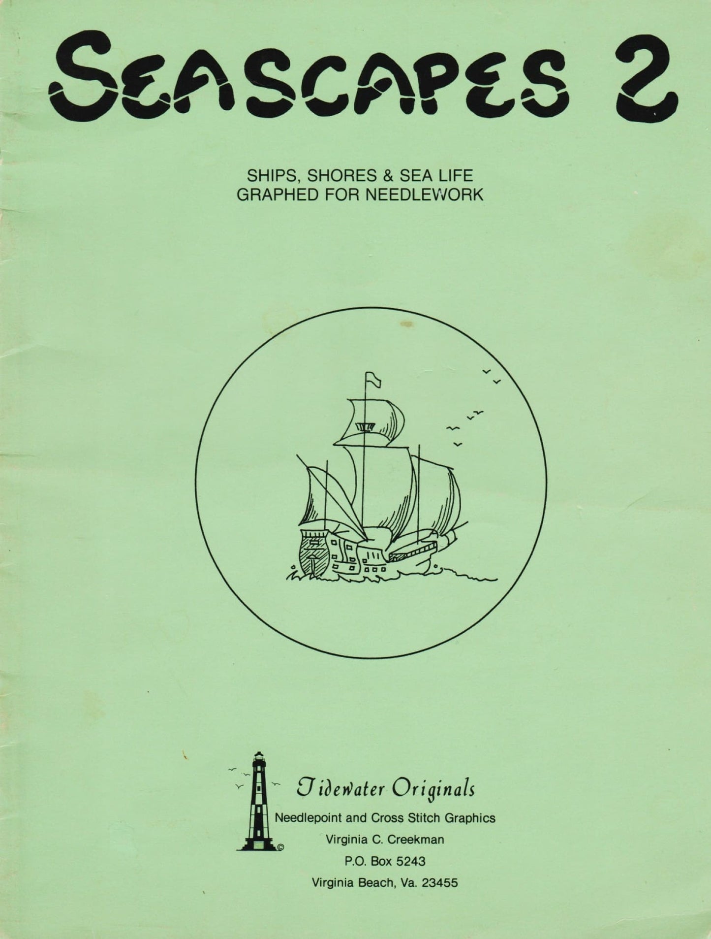 Tidewater Originals Seascapes 2 beach cross stitch pattern