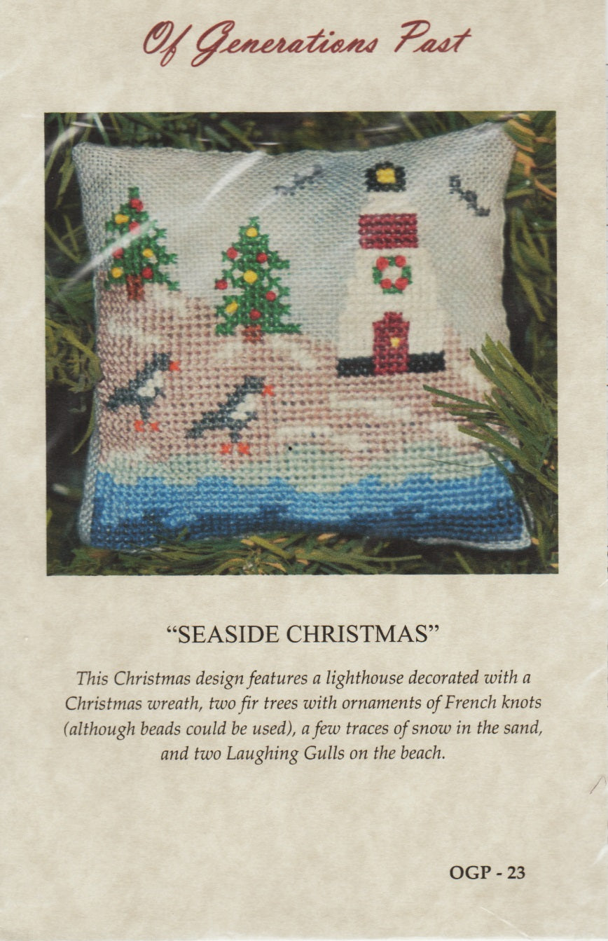 Of Generations Past Seaside Christmas OGP-23 cross stitch pattern