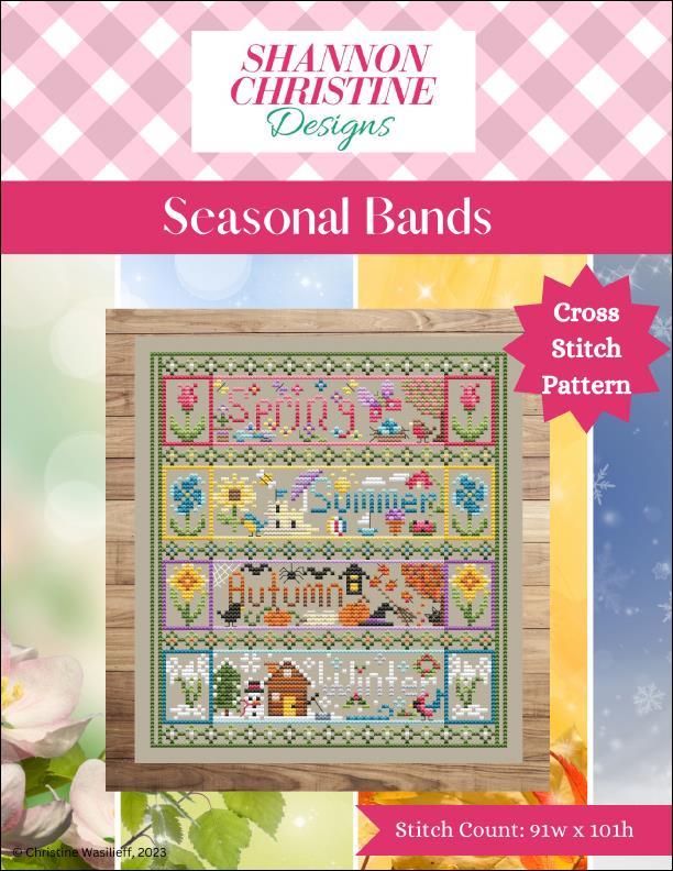 Shannon Christine Seasonal Bands cross stitch pattern