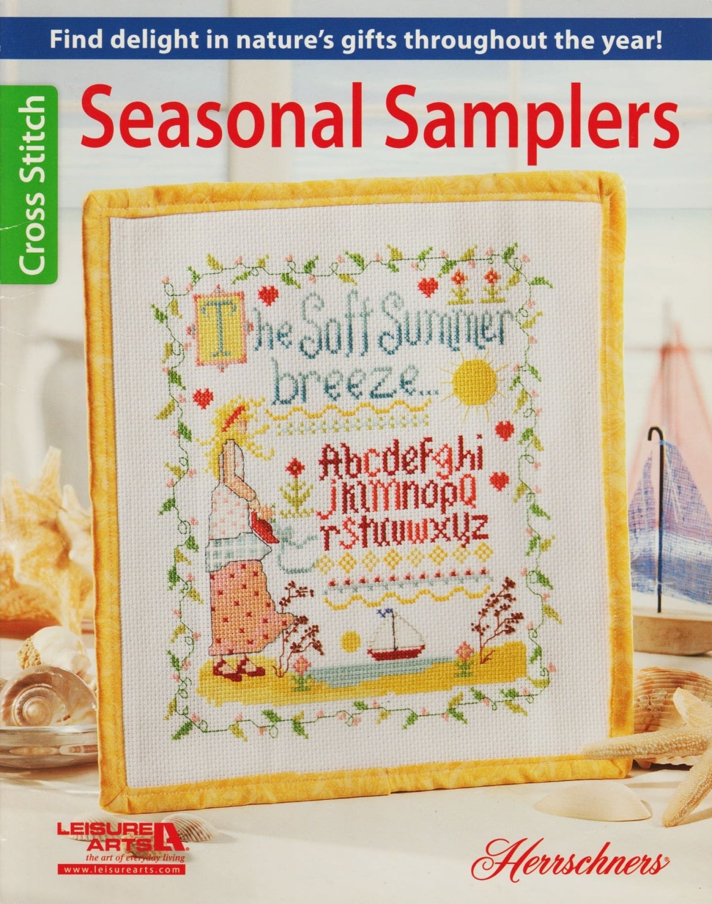 Leisure Arts Seasonal Samplers 6280 cross stitch pattern