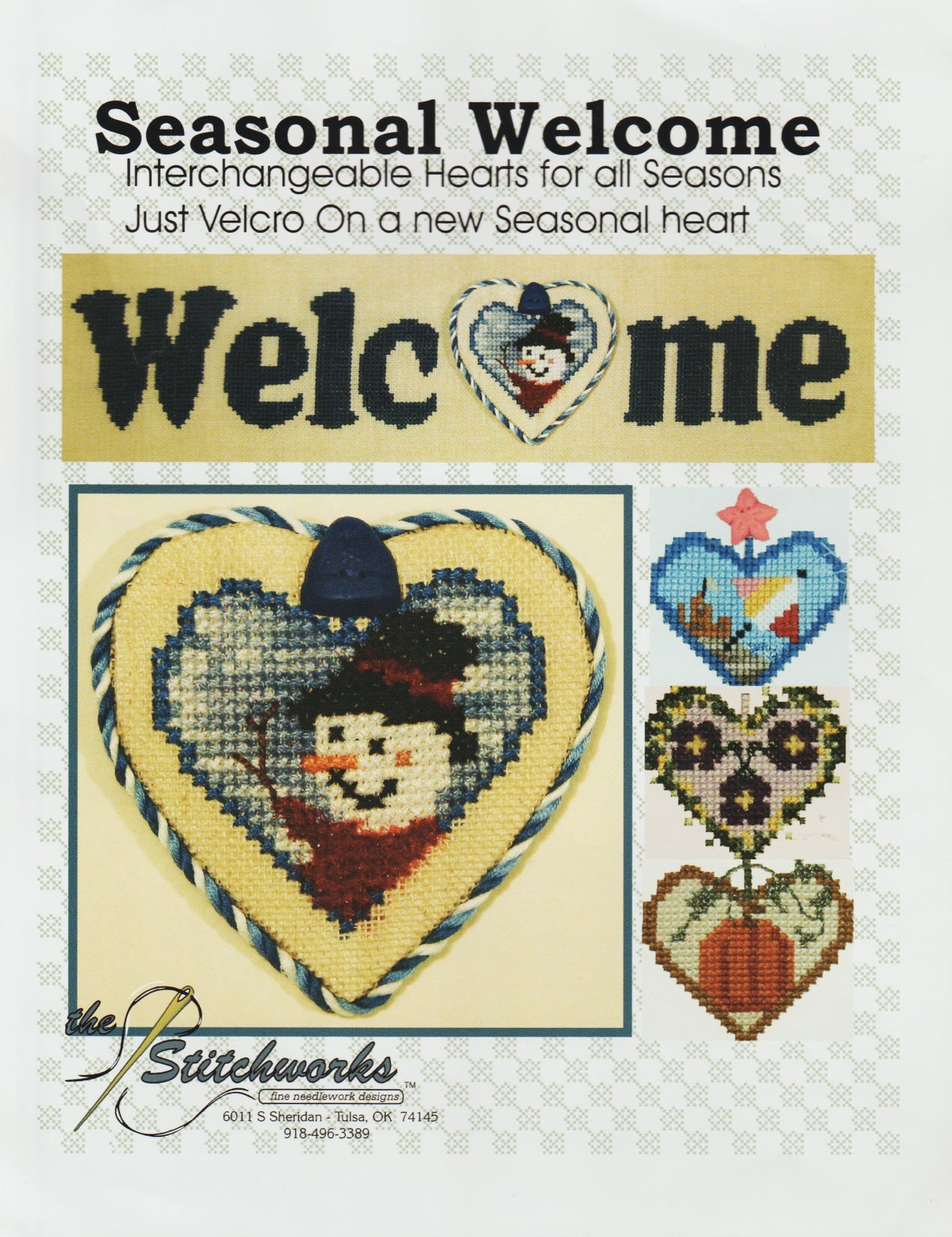 StitchWorks Seasonal Welcome cross stitch pattern
