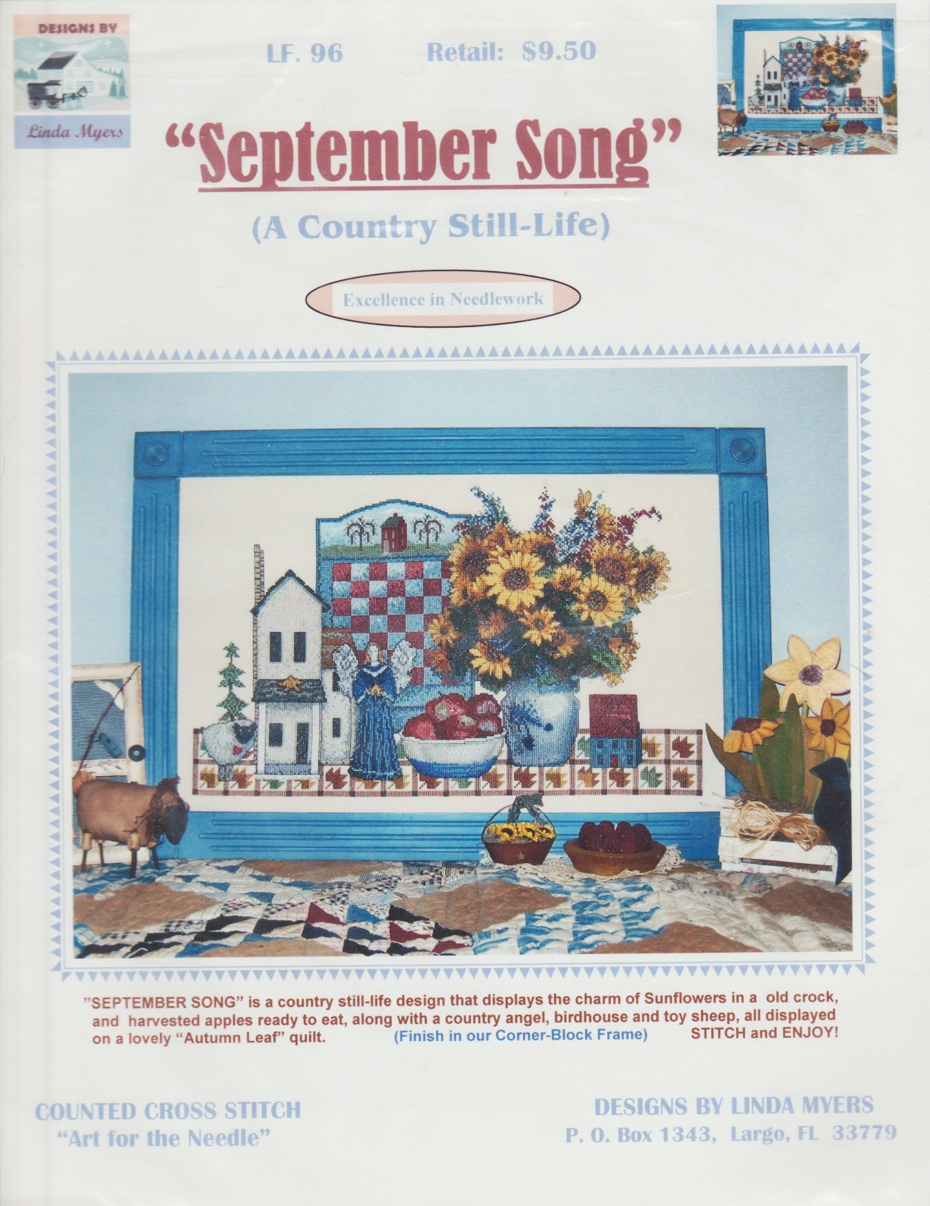 Linda Myers September Song LF. 96 cross stitch pattern