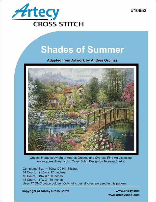 Artecy Shades Of Summer 10652 cross stitch pattern