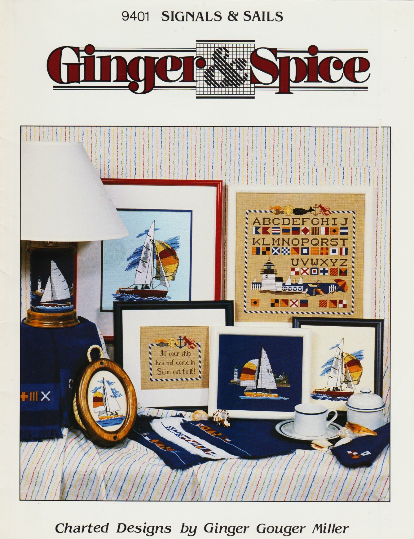 Ginger & Spice Signals & Sails 9401 cross stitch pattern