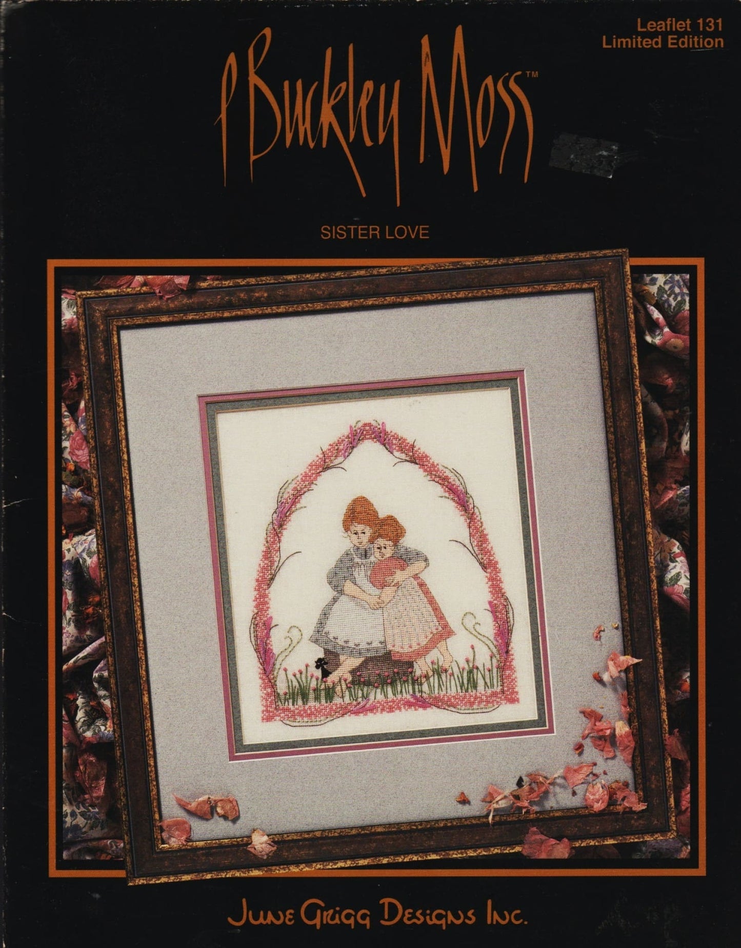 P Buckley Moss Sister Love 131 cross stitch pattern