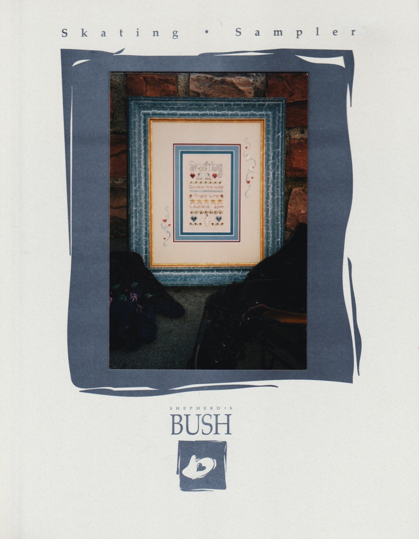 Shepherd's Bush Skating Sampler cross stitch pattern