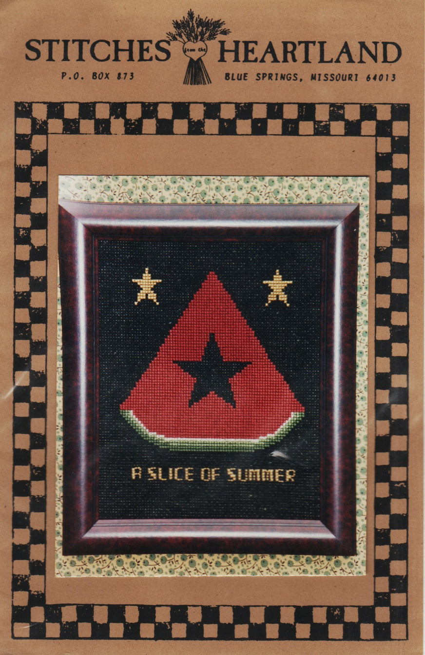 Stitches From The Heartland Slice of Summer SOS253 cross stitch pattern