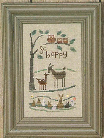 Bent Creek So Happy cross stitch pattern