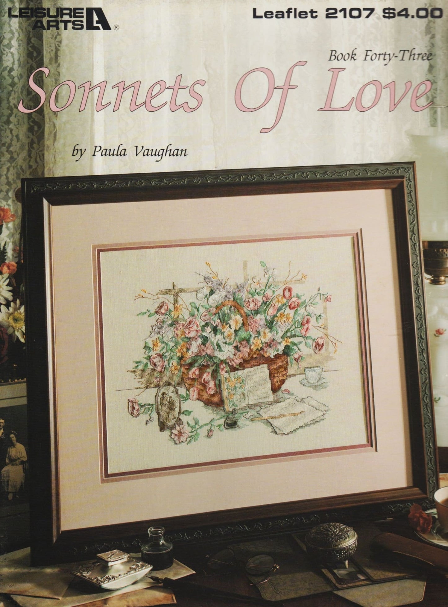Leisure Arts Sonnets of Love 2107 cross stitch pattern
