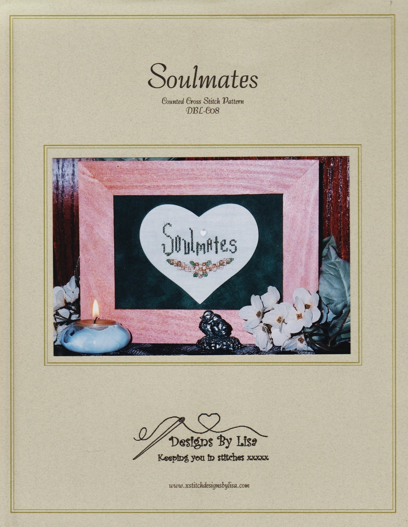 Designs by Lisa Soulmates cross stitch pattern