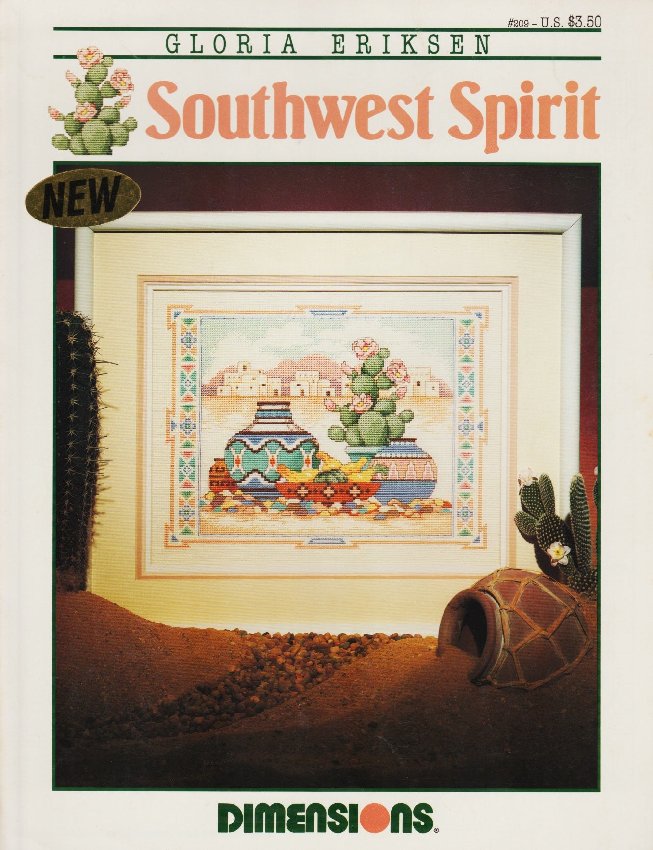 Dimensions Southwest Spirit 209 cross stitch pattern