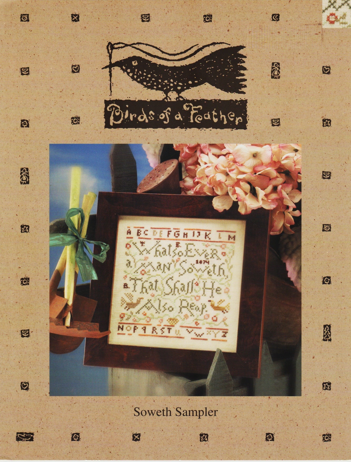 Birds of a Feather Soweth Sampler SAM202 cross stitch sampler pattern