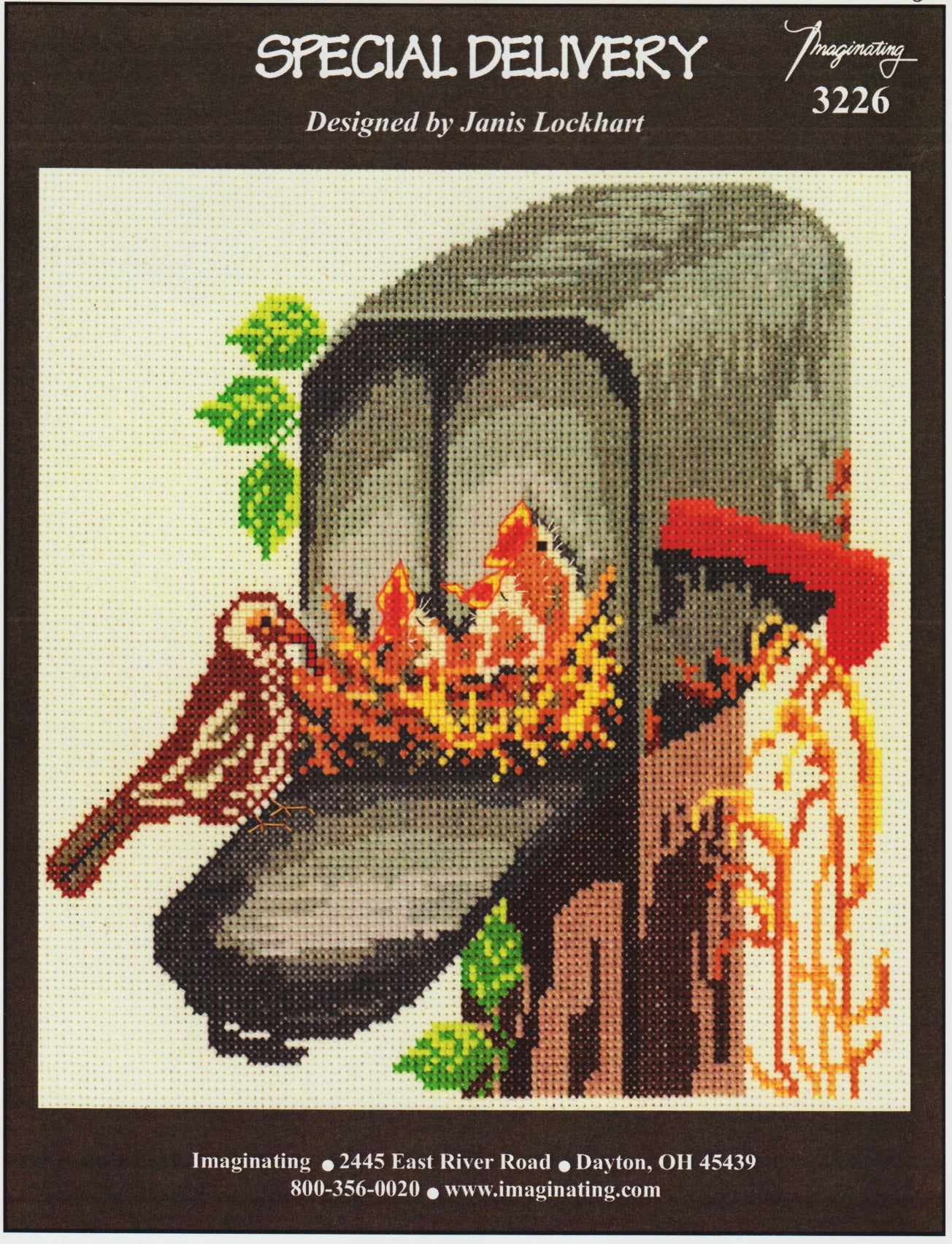 Imaginating Special Delivery 3226 cross stitch pattern