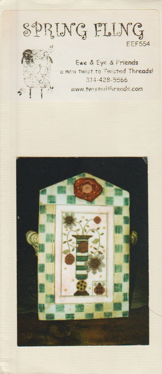 Ewe & Eye Spring Fling EFF554 cross stitch pattern