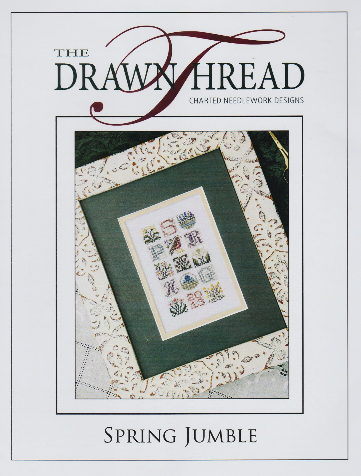 Drawn Thread Spring Jumble DR207 cross stitch pattern