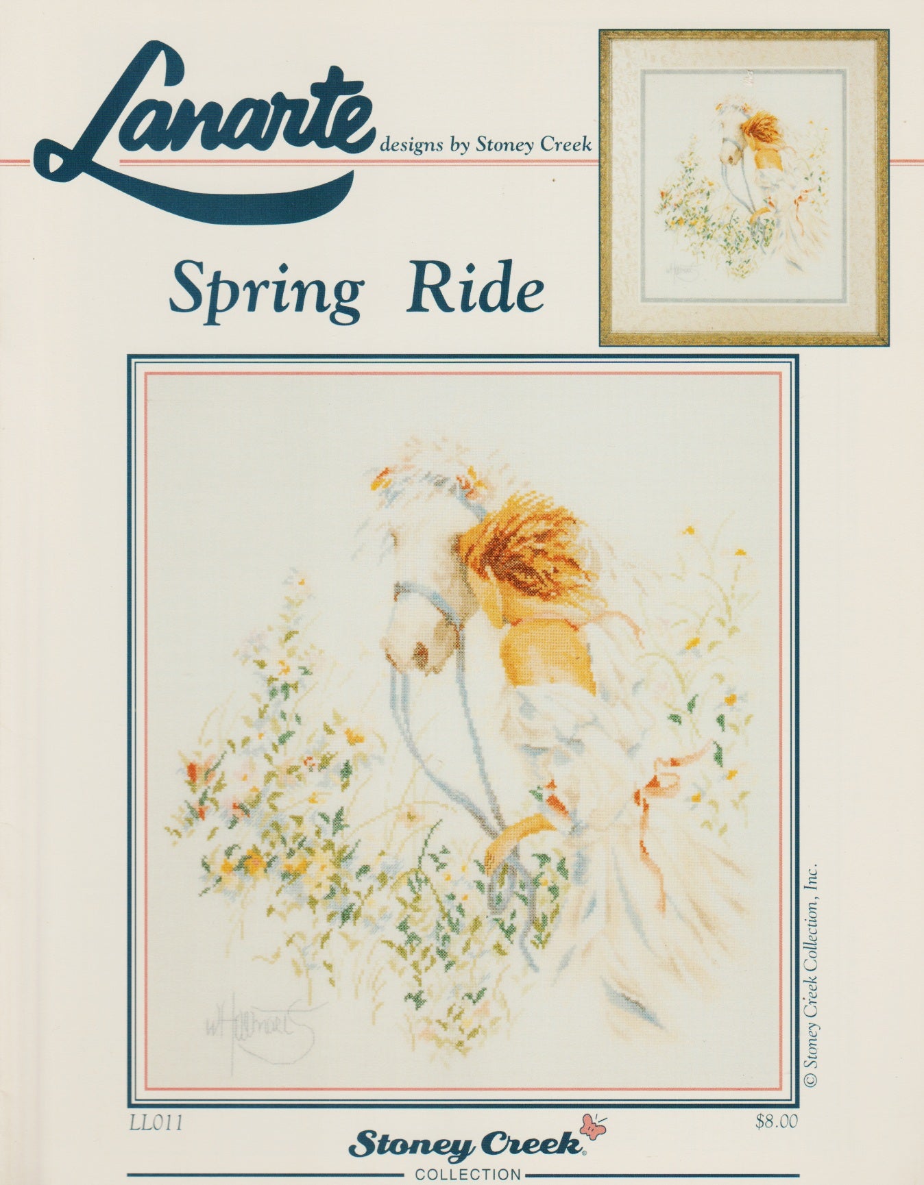 Stoney Creek Lanarte Spring Ride LL011 cross stitch pattern