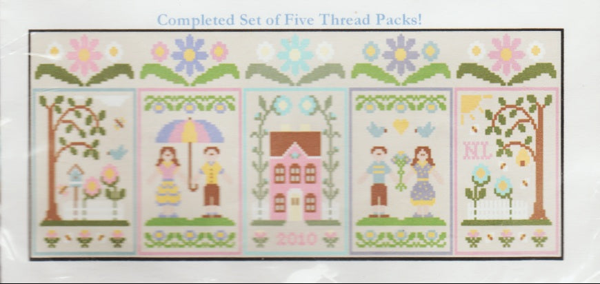 Country Cottage Spring Social series cross stitch pattern
