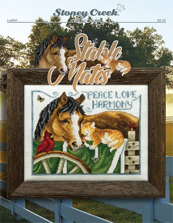 Stoney Creek Stable Mates LFT678 cross stitch pattern