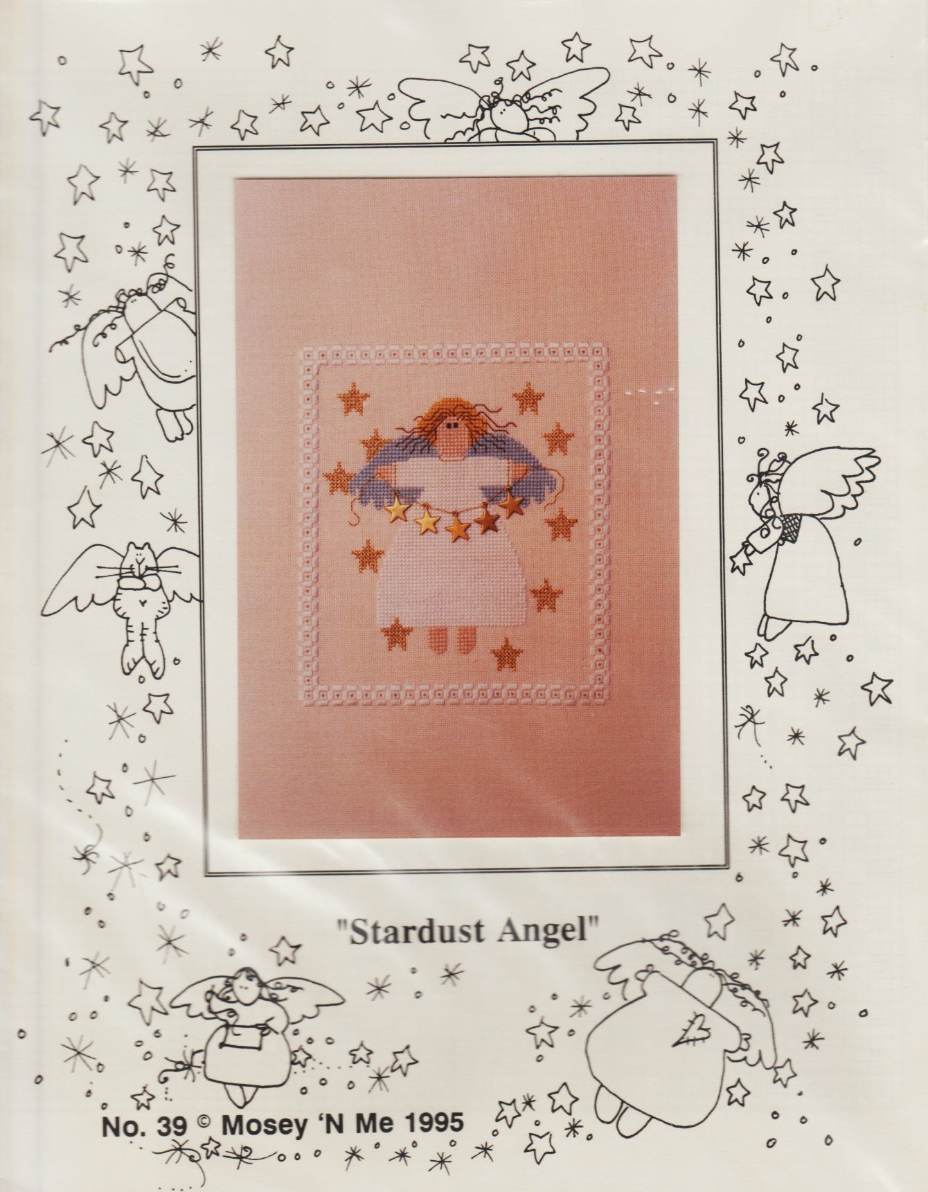 Mosey 'N Me Stardust Angel 39 cross stitch pattern