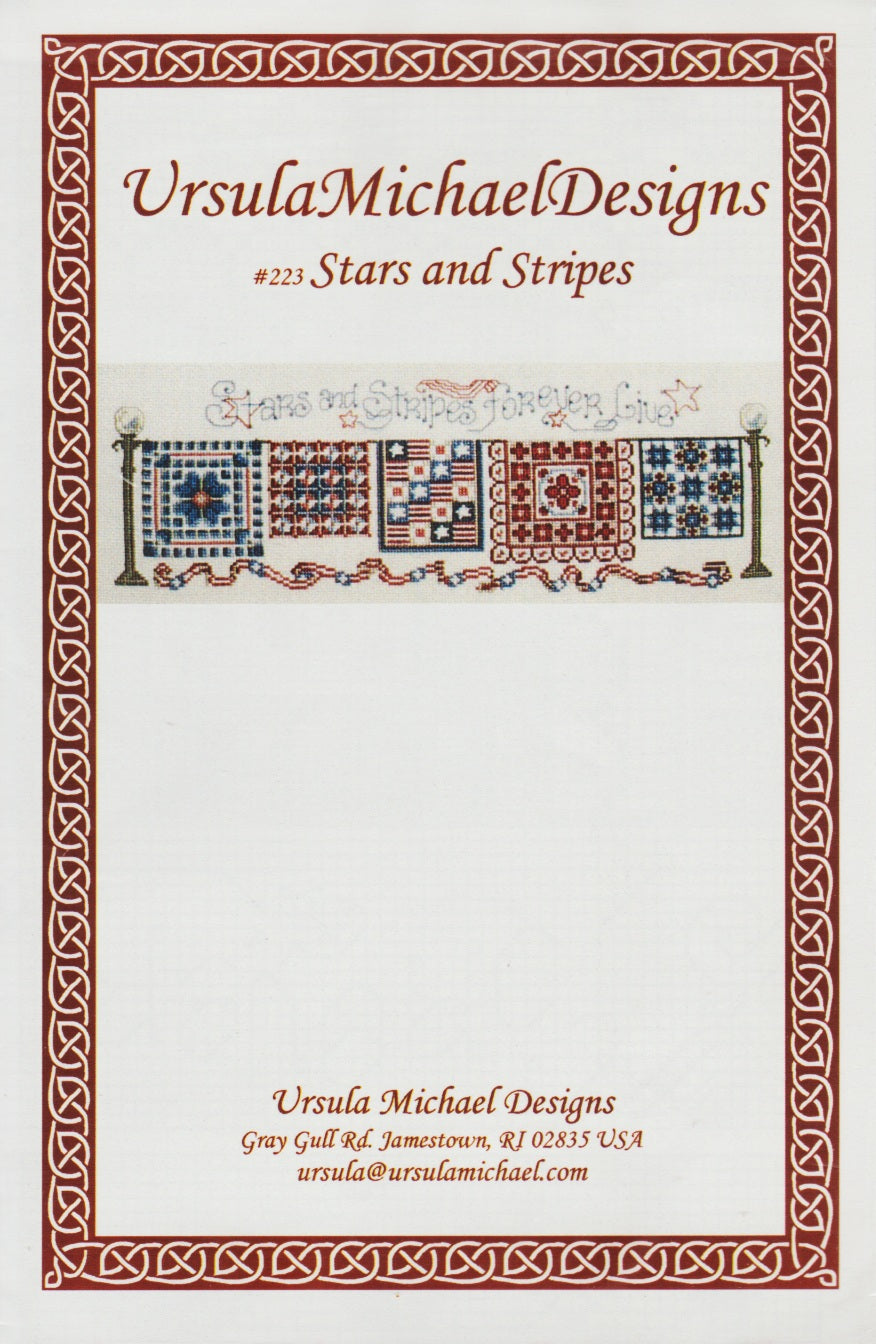 Ursula Michaels Stars and Stripes 223 cross stitch pattern