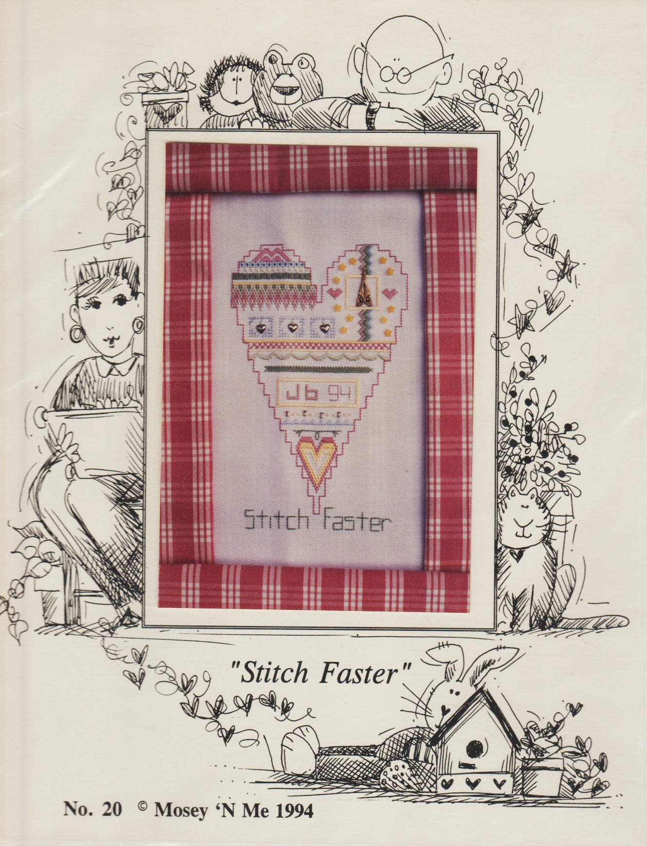 Mosey 'N Me Stitch Faster 20 cross stitch pattern