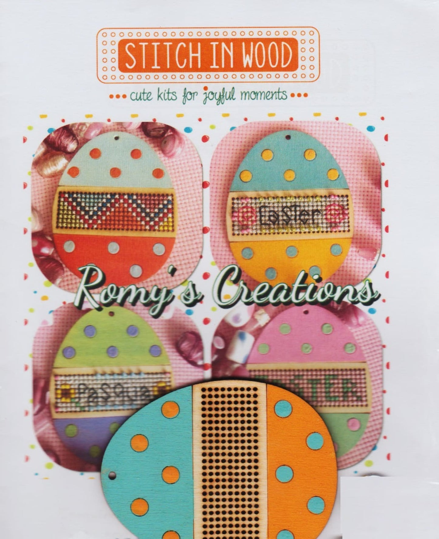 Romy's Creations Stitch In Wood - Eggs cross stitch pattern