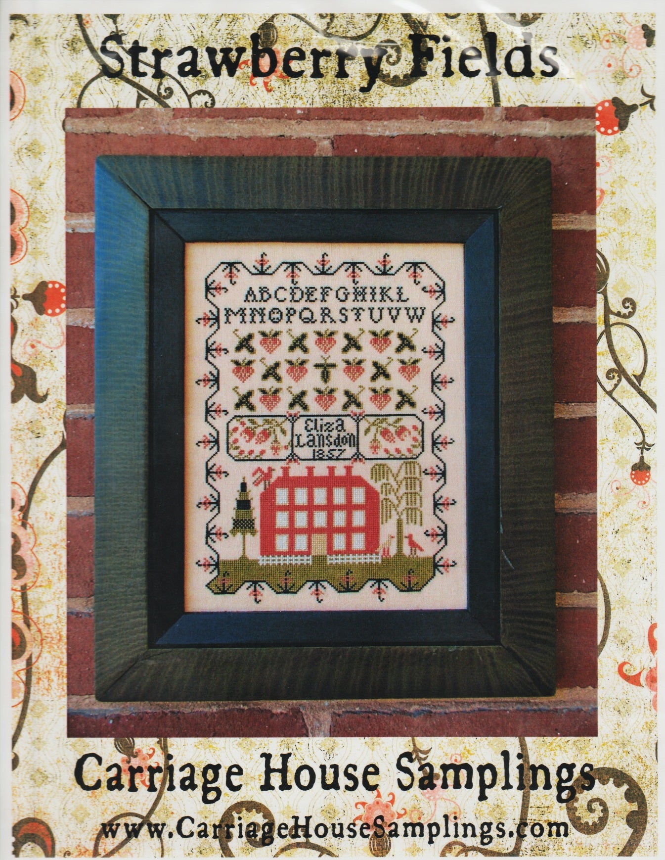 Carriage House Strawberry Fields cross stitch pattern