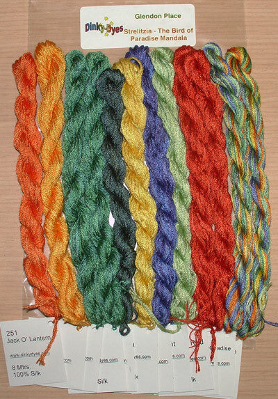 Gendon Place Strelitzia The Bird of Paradise GP-259 silk floss pack