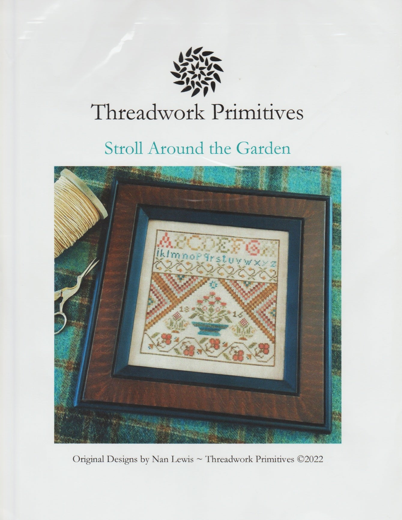 Threadwork Primitives Stroll Around The Garden cross stitch pattern