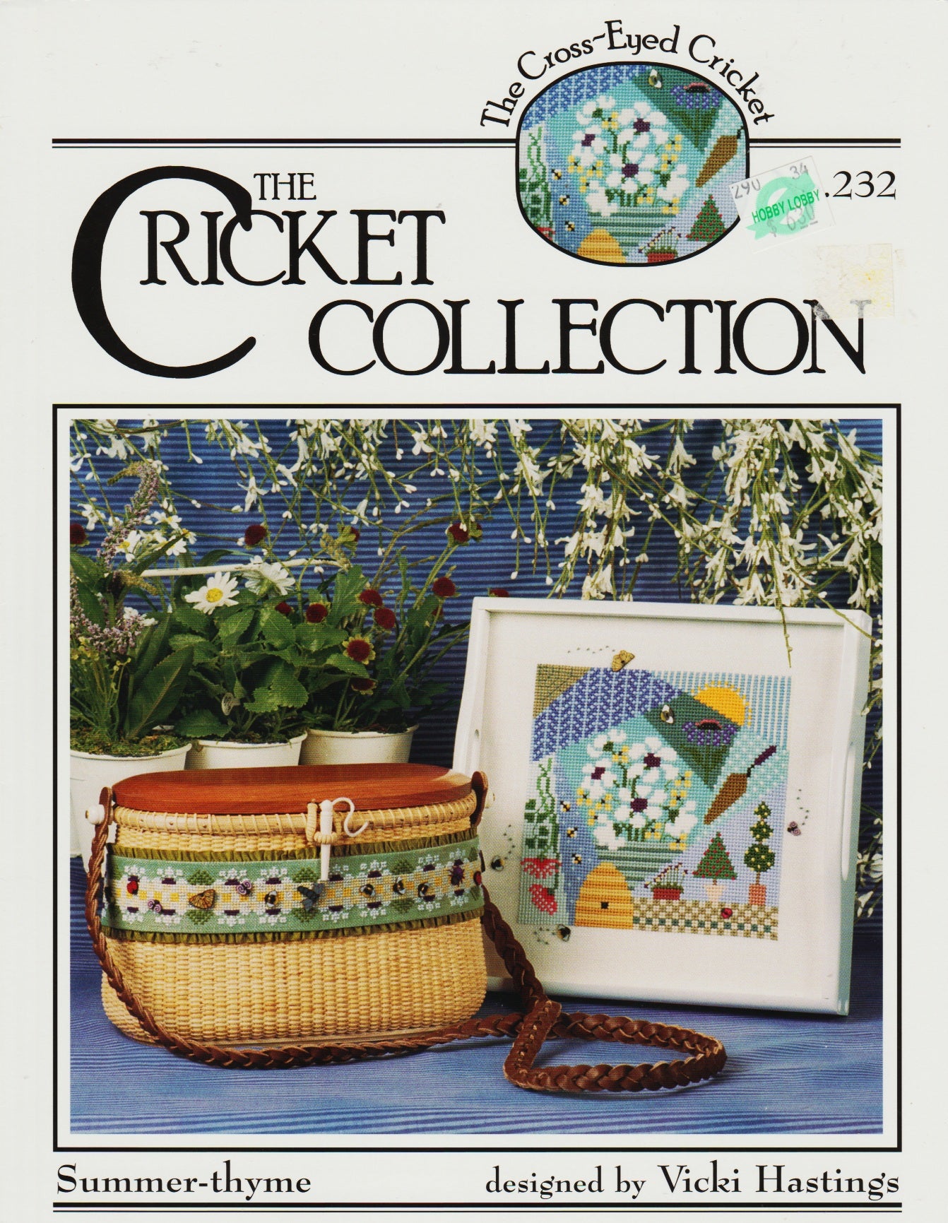 Cricket Collection Summer-thyme CC232 cross stitch pattern