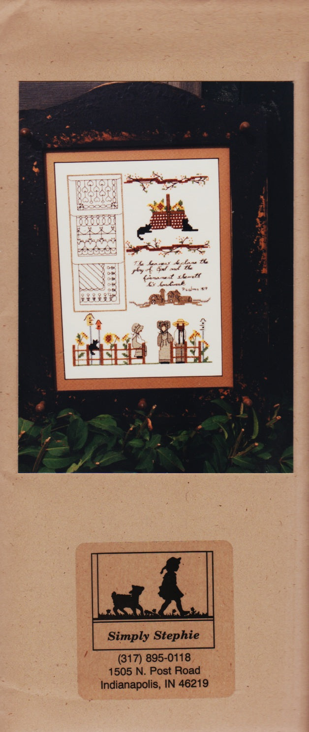 Simply Stephie Sunflowers cross stitch pattern